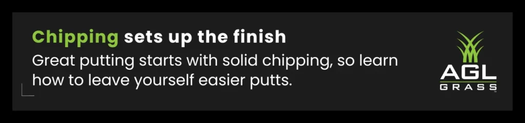 A putting drill designed to integrate chipping skills with putting accuracy. The best backyard putting green drills include a combination of both to simulate real course conditions.